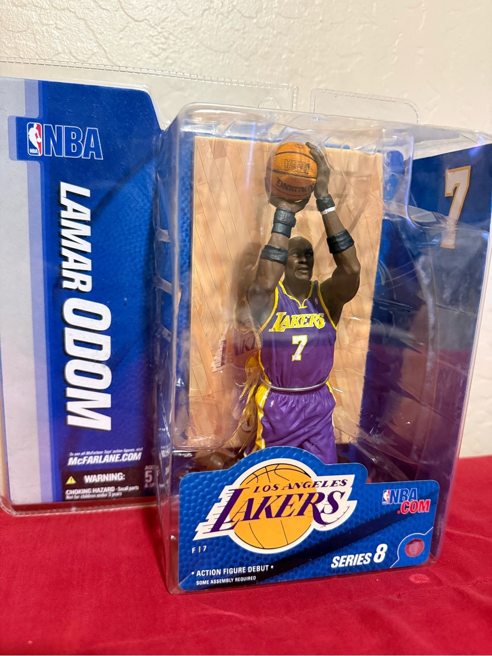 McFarlane Los Angeles Lakers Purple #7 Action Figure - Lamar Odom